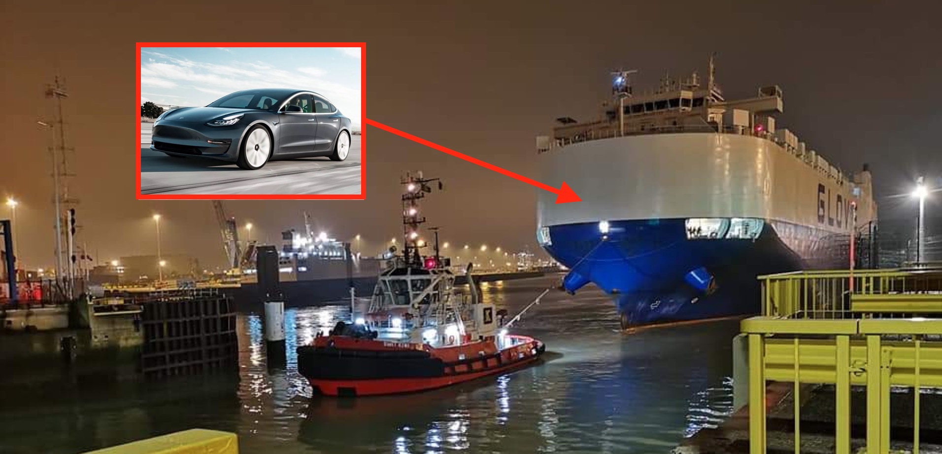 Tesla Model 3 Comes To Europe With First Massive Shipment Arriving At