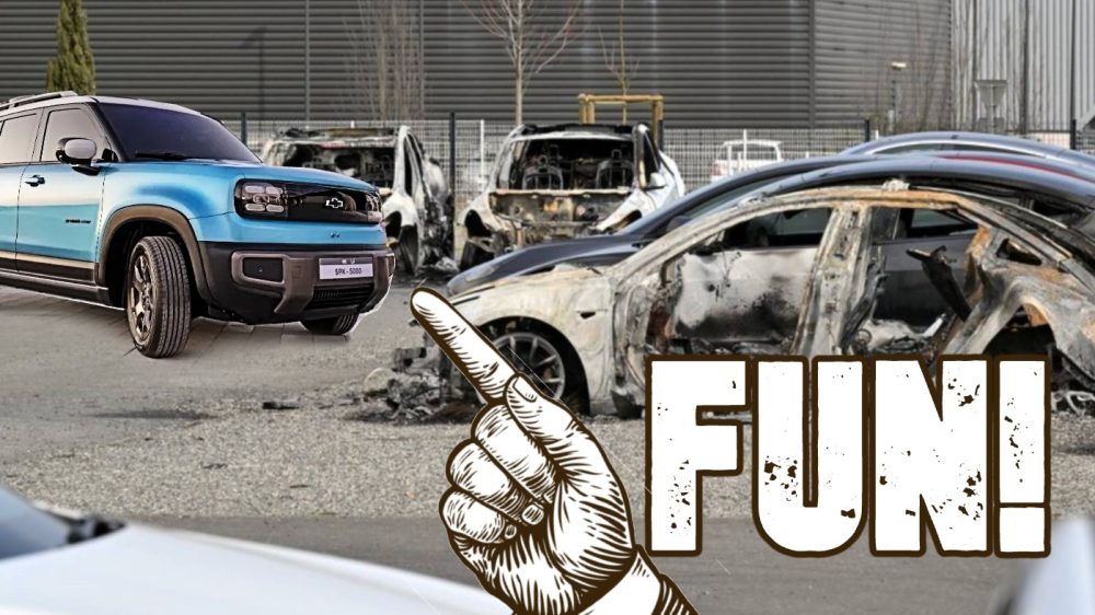 Elon protests turn violent as arsonists set fire to Tesla cars, Plus: 2026 Chevy Spark