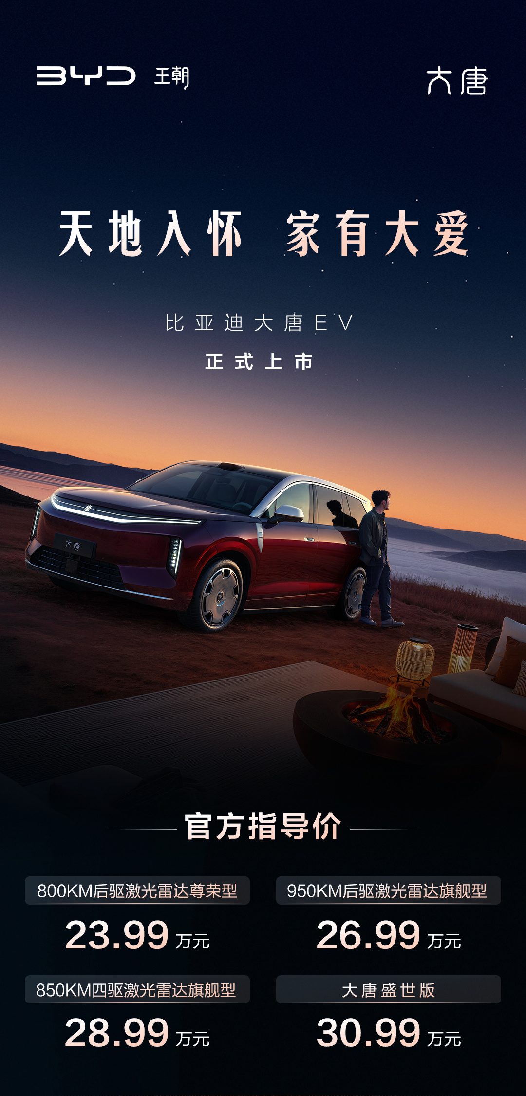 Preço do SUV elétrico carro-chefe da BYD