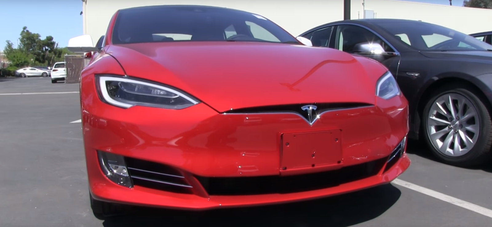 A Close Look At The Updated Tesla Model S With New Front