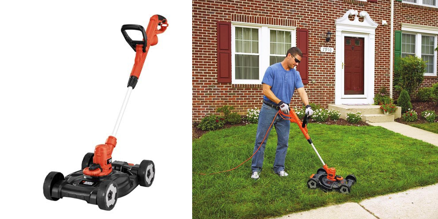 Green Deals Black Decker 3 in 1 Electric Trimmer Edger Mower 68