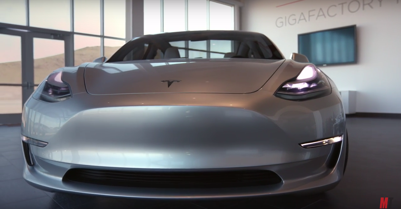Beautiful shots of the Tesla Model 3 prototype, facelift Model S and ...