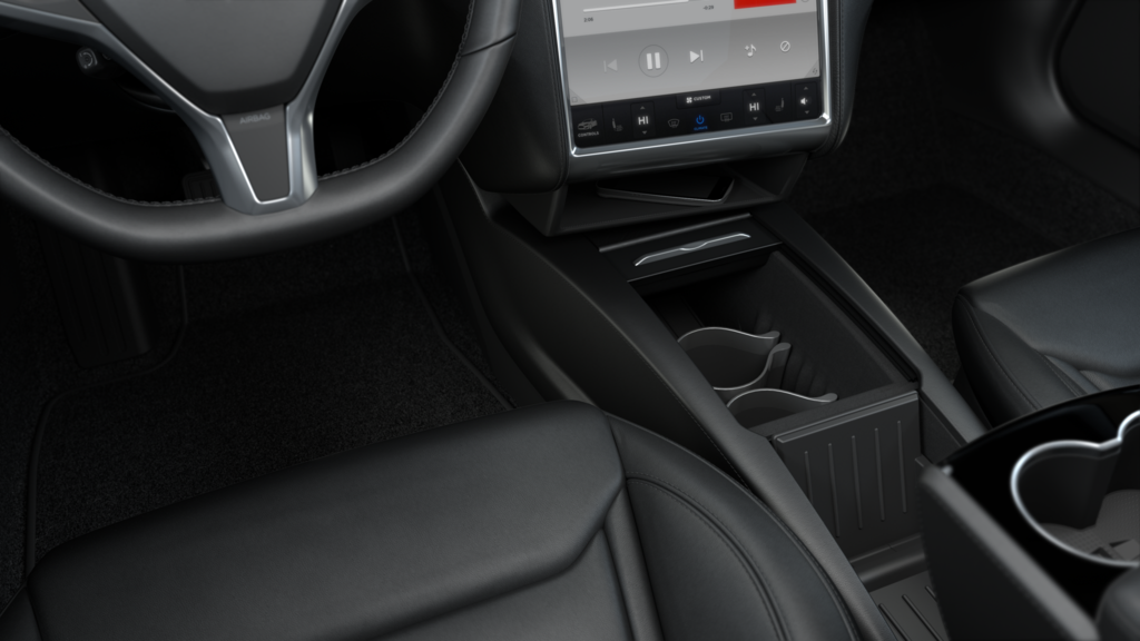 Tesla is now offering a new Model S Integrated Center Console with phone do...