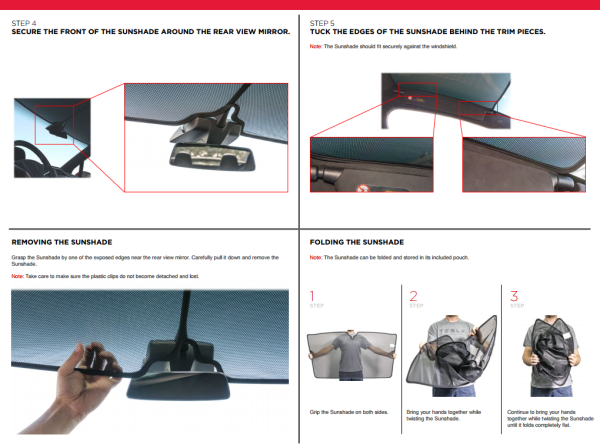 Tesla Is Sending Out Free Sunshade To Model X Owners For The