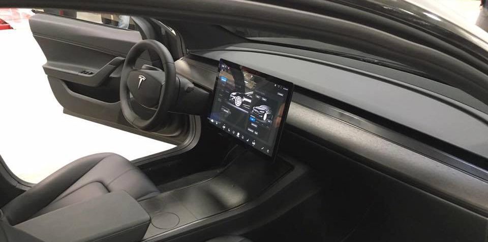 New Tesla Model 3 prototype pictures with rare shot of the interior  [Gallery] | Electrek