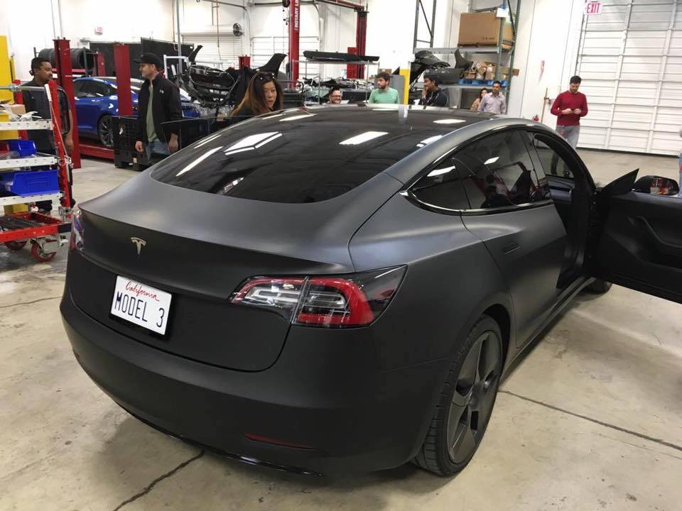 New Tesla Model 3 prototype pictures with rare shot of the interior ...