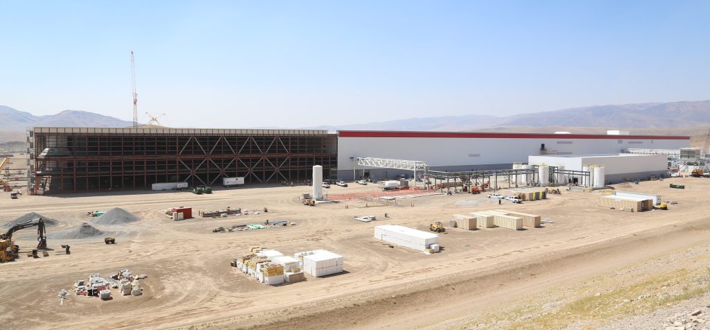 tesla gigafactory building permits expansion battery module lines