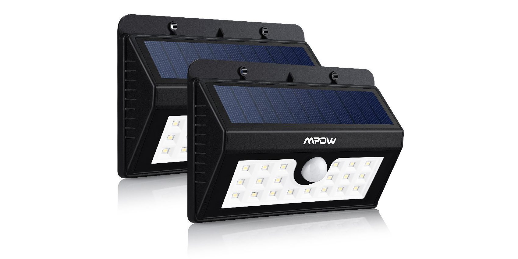 Green Deals Mpow 20 LED Solar Waterproof Outdoor Light 17 or two