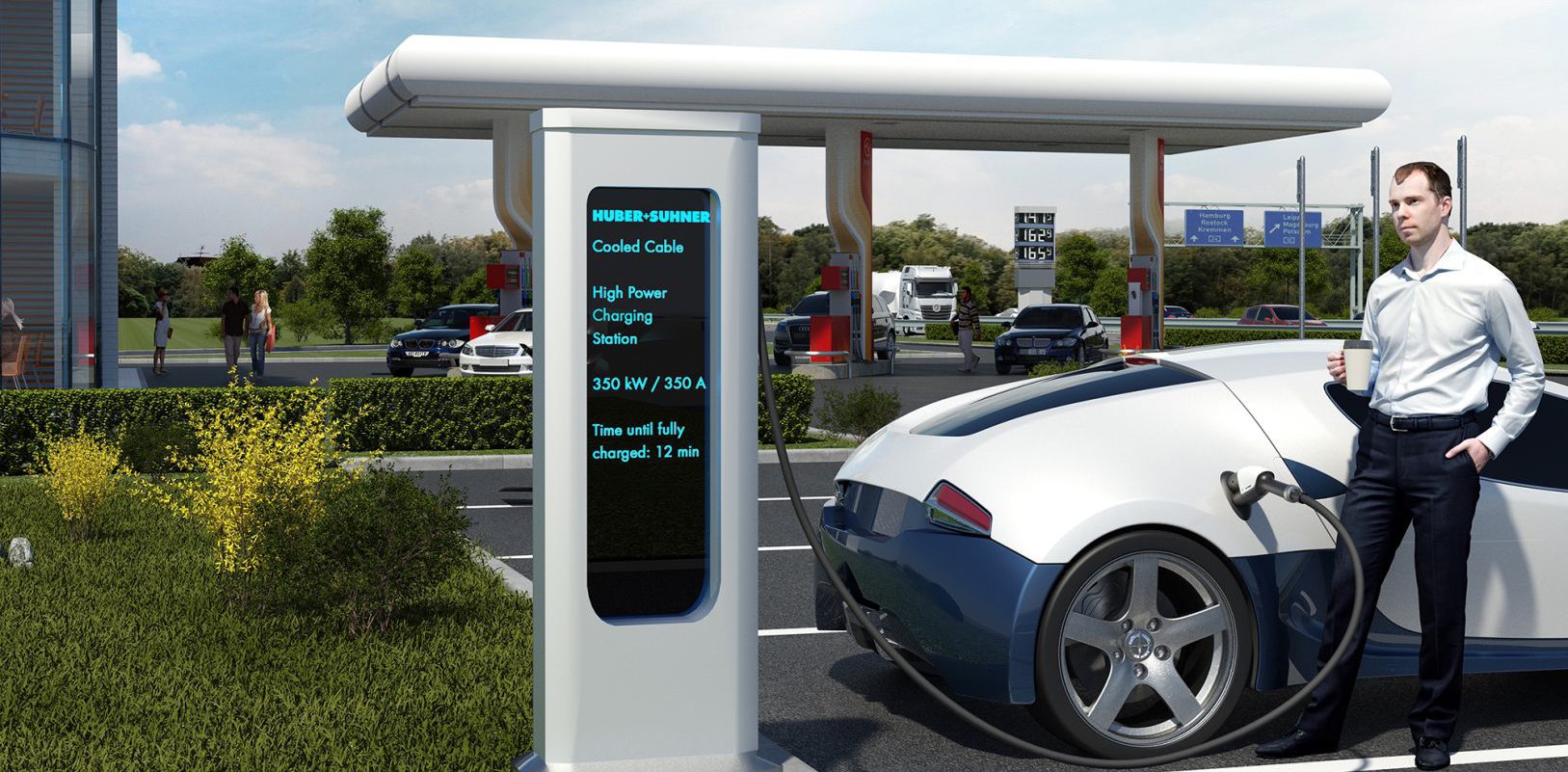 Fast charge electric 2024 car stations