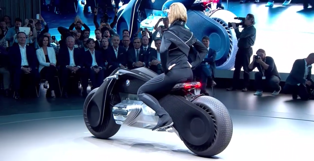 BMW unveils new self-balancing electric motorcycle concept amid rumored