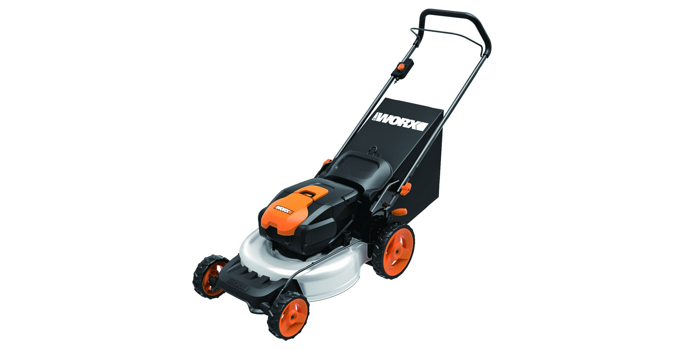 Green Deals WORX Cordless Electric 2 in 1 Lawn Mower open box