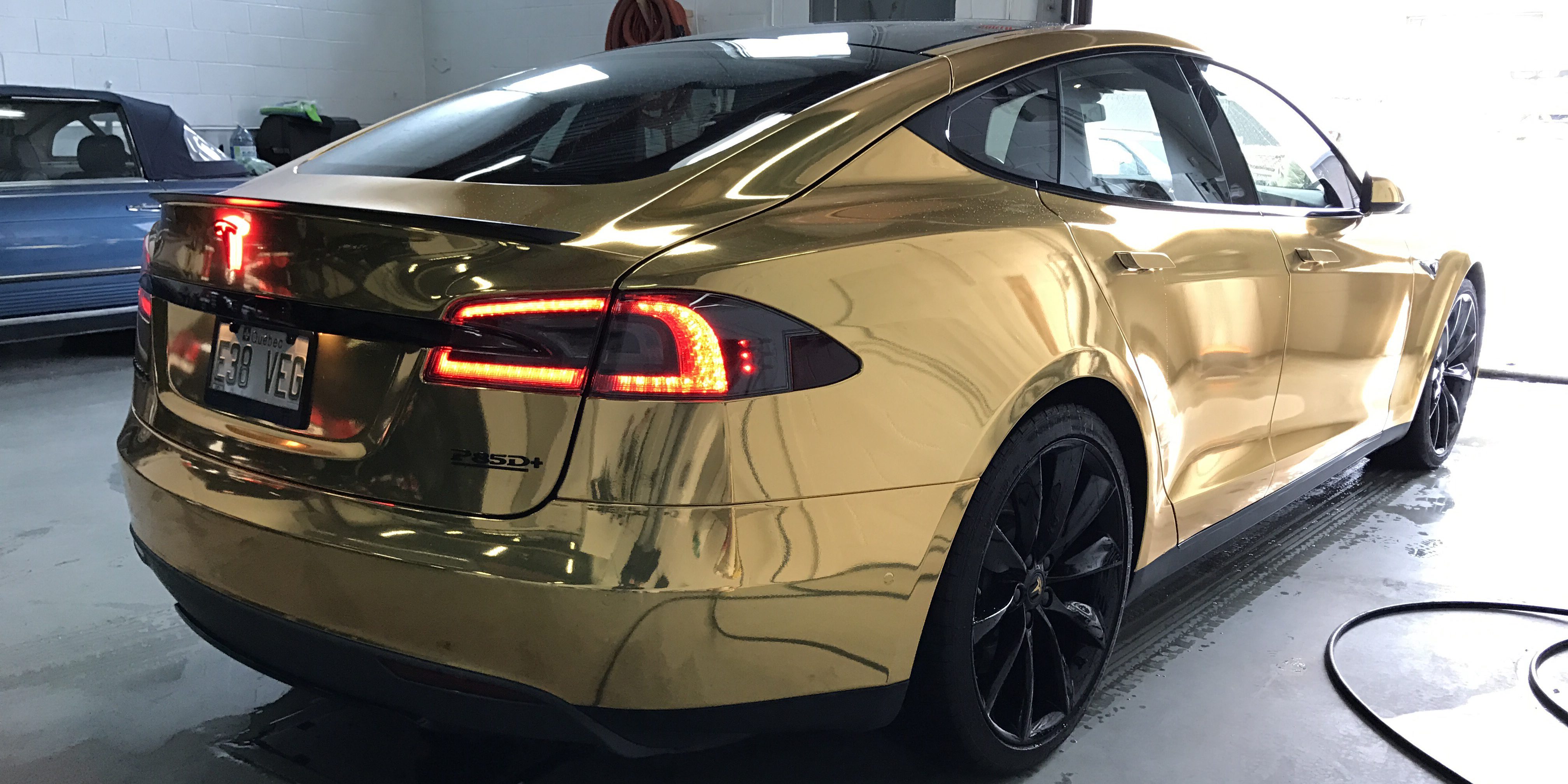 Gold tesla store model x