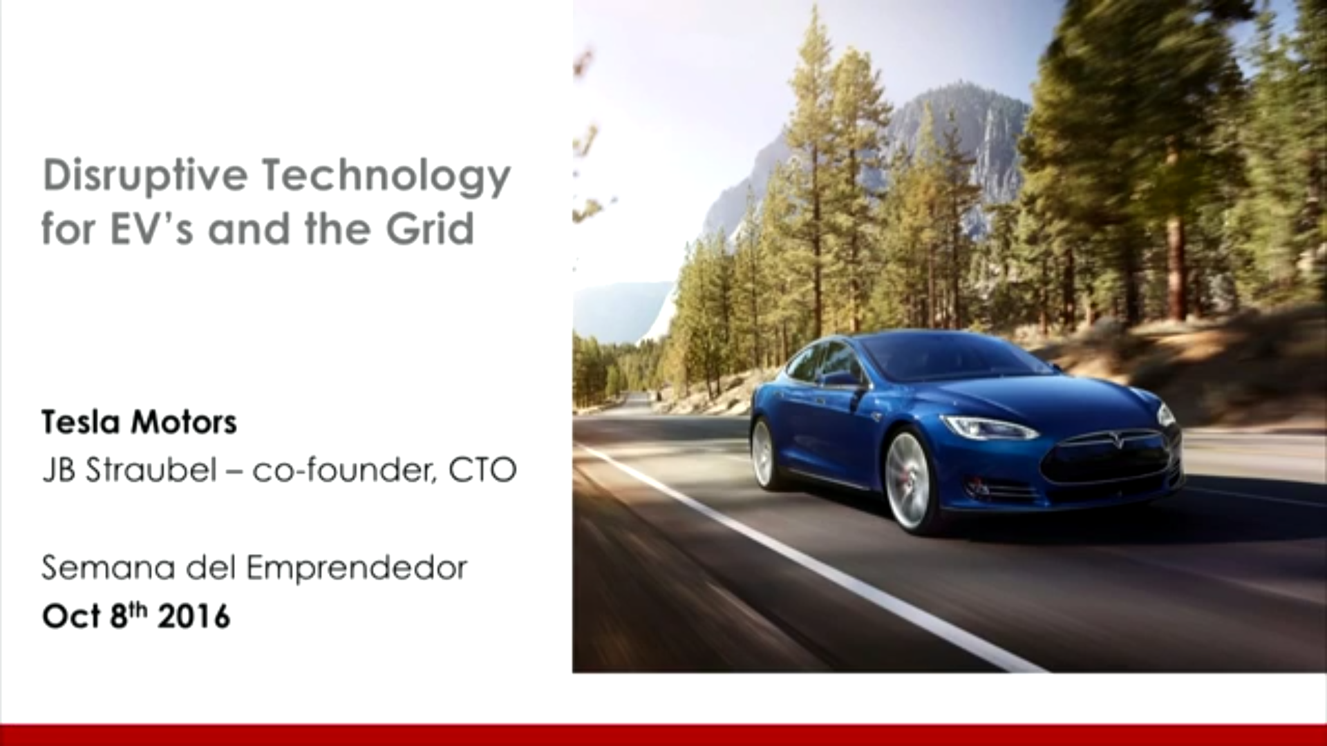 Tesla CTO JB Straubel Talks Battery Technology, 'one-stop Sustainable ...