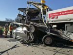Tesla Model S driver walks away from crash with a truck at 'tremendous speed'
