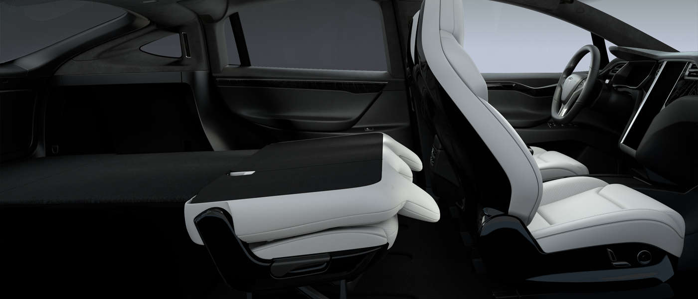 Tesla on sale suv seating