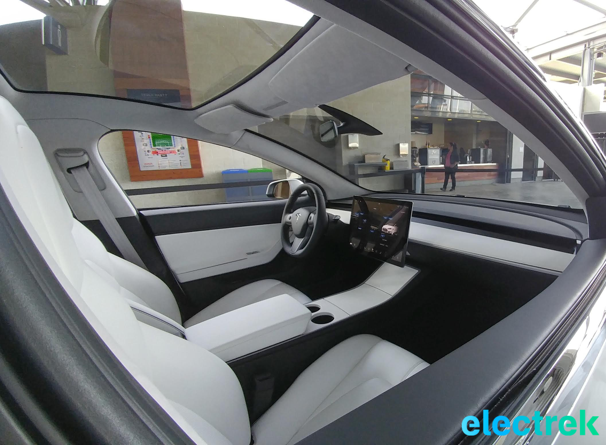 Tesla Model 3 new interior image highlights the puzzle inside the