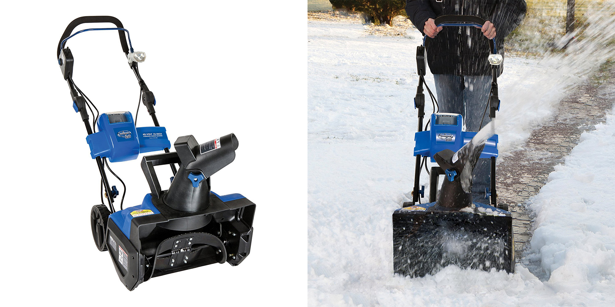 Green Deals Snow Joe Electric Snow Blowers from 125 shipped at