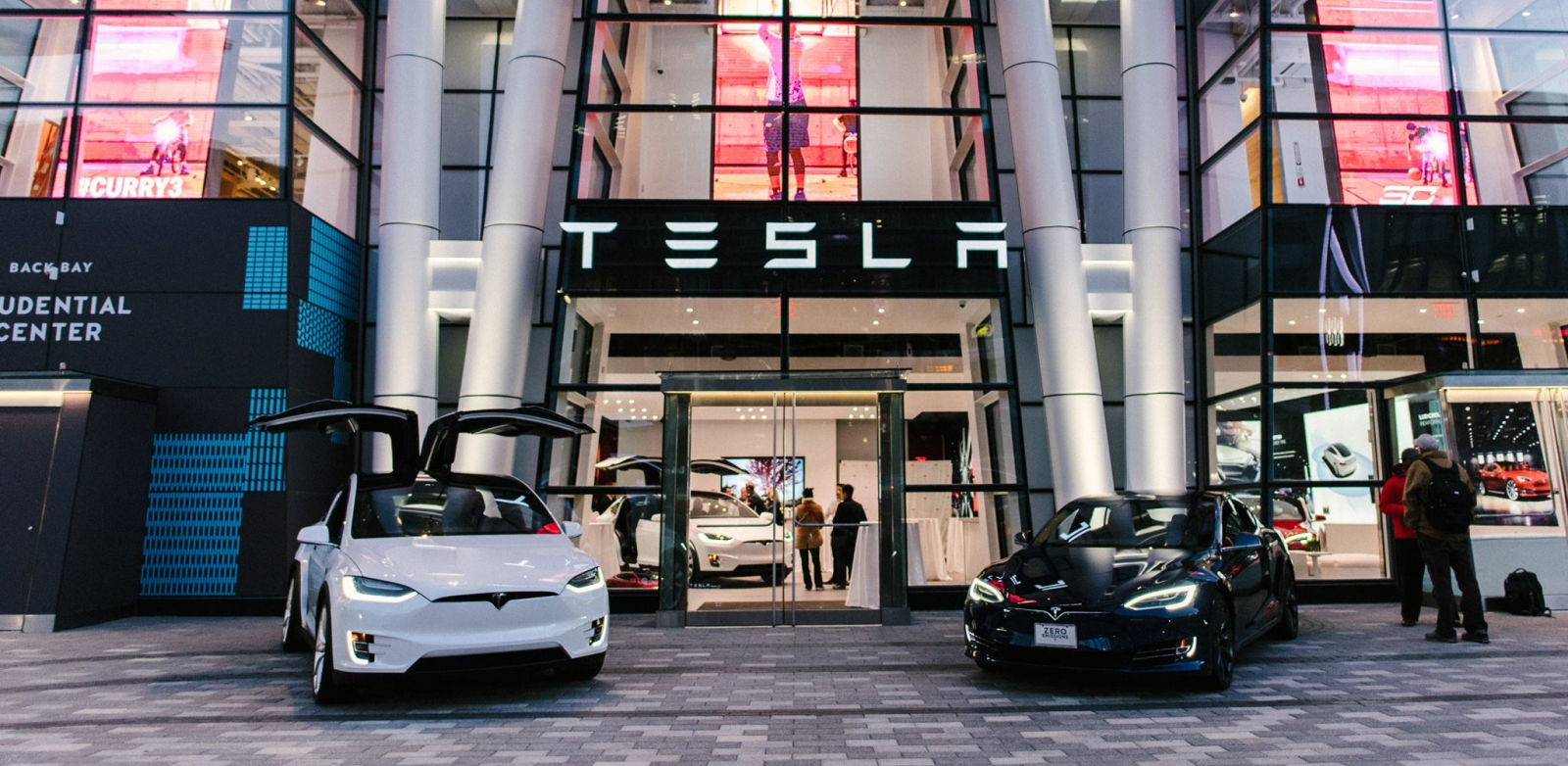 Tesla's store in Boston