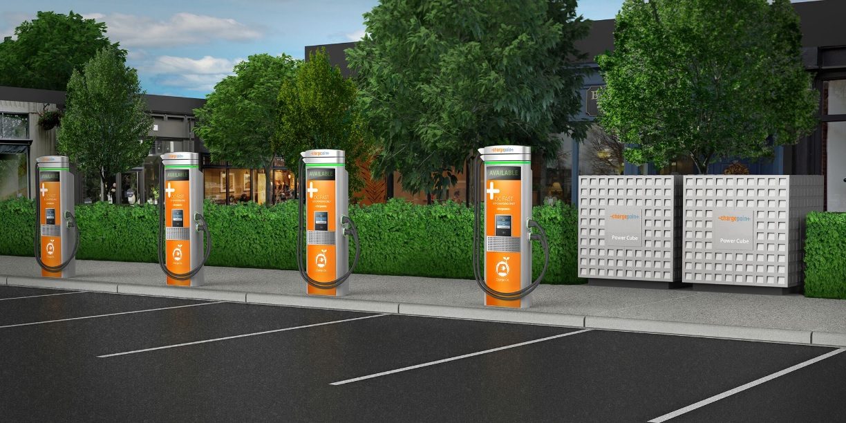 Electric car chargepoint deals stations