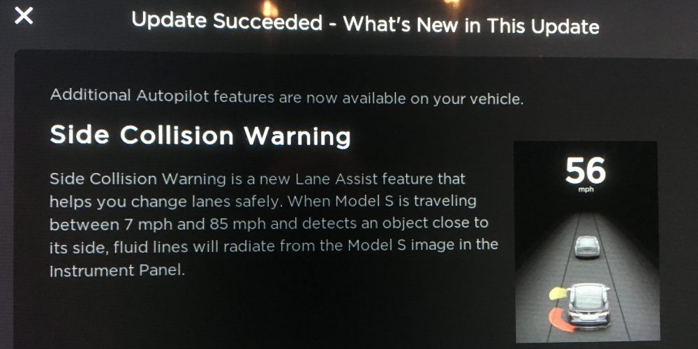 Tesla Updates New Autopilot To Increase Speed Limit And Add Side