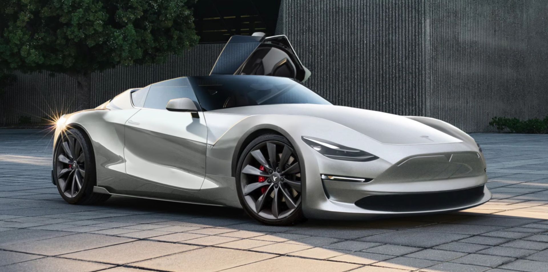 Tesla nextgen Roadster unofficial render tries to envision Tesla's
