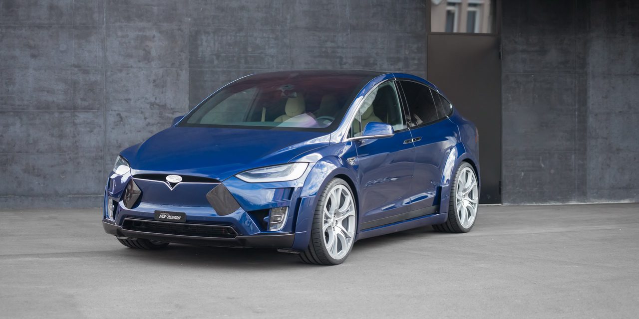 A New Tesla Model X Aftermarket Body Kit Unveiled By Fab
