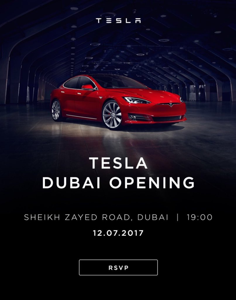 Rent tesla dubai