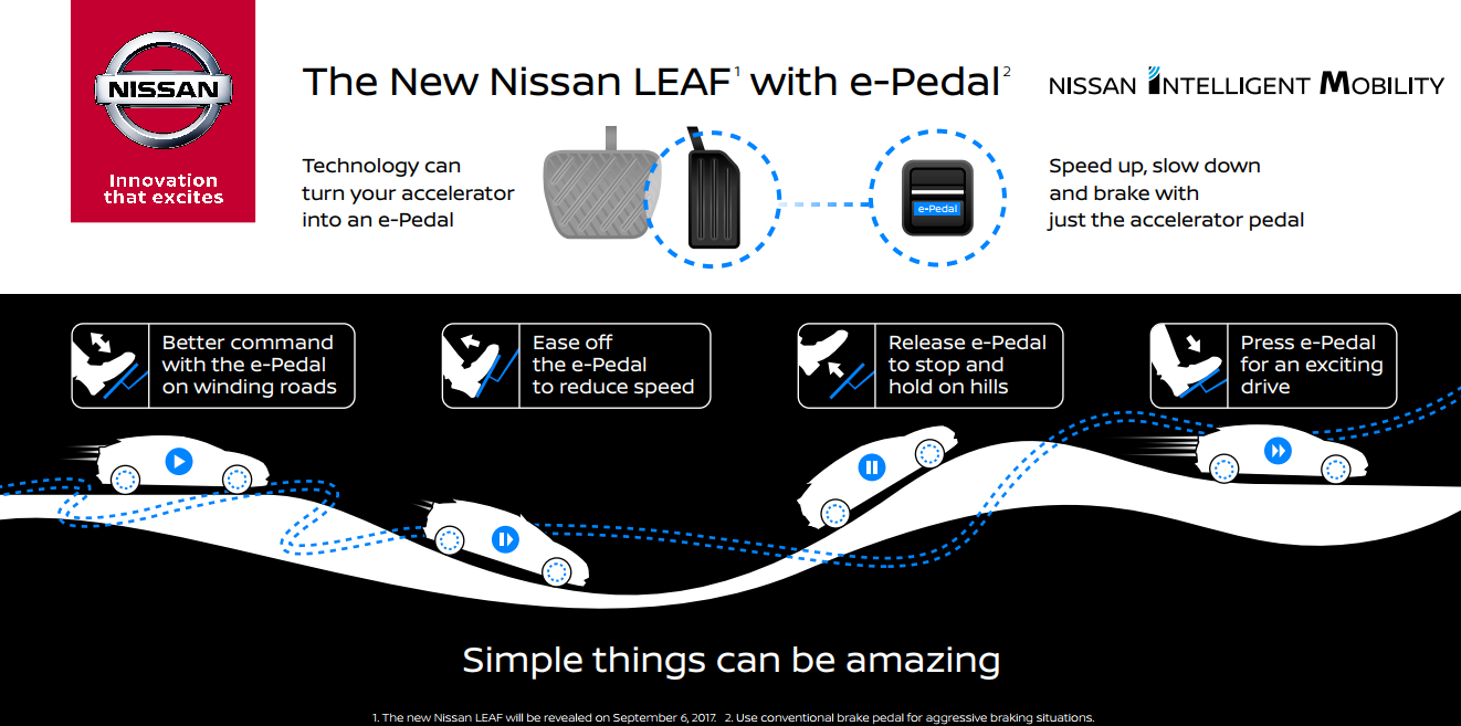 nissan leaf one pedal drive