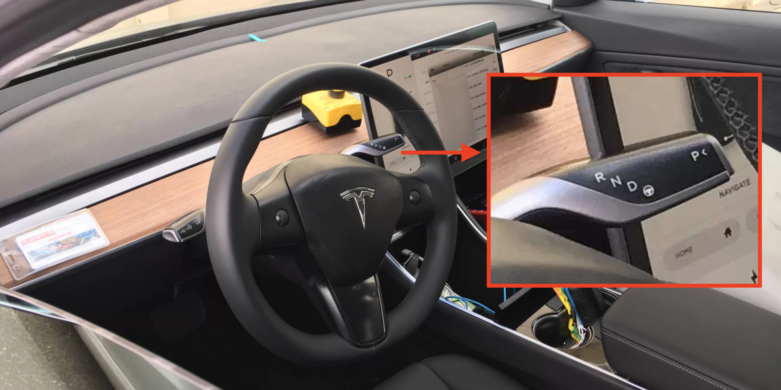 Tesla Puts Model 3s New Gear Selector With Autopilot In