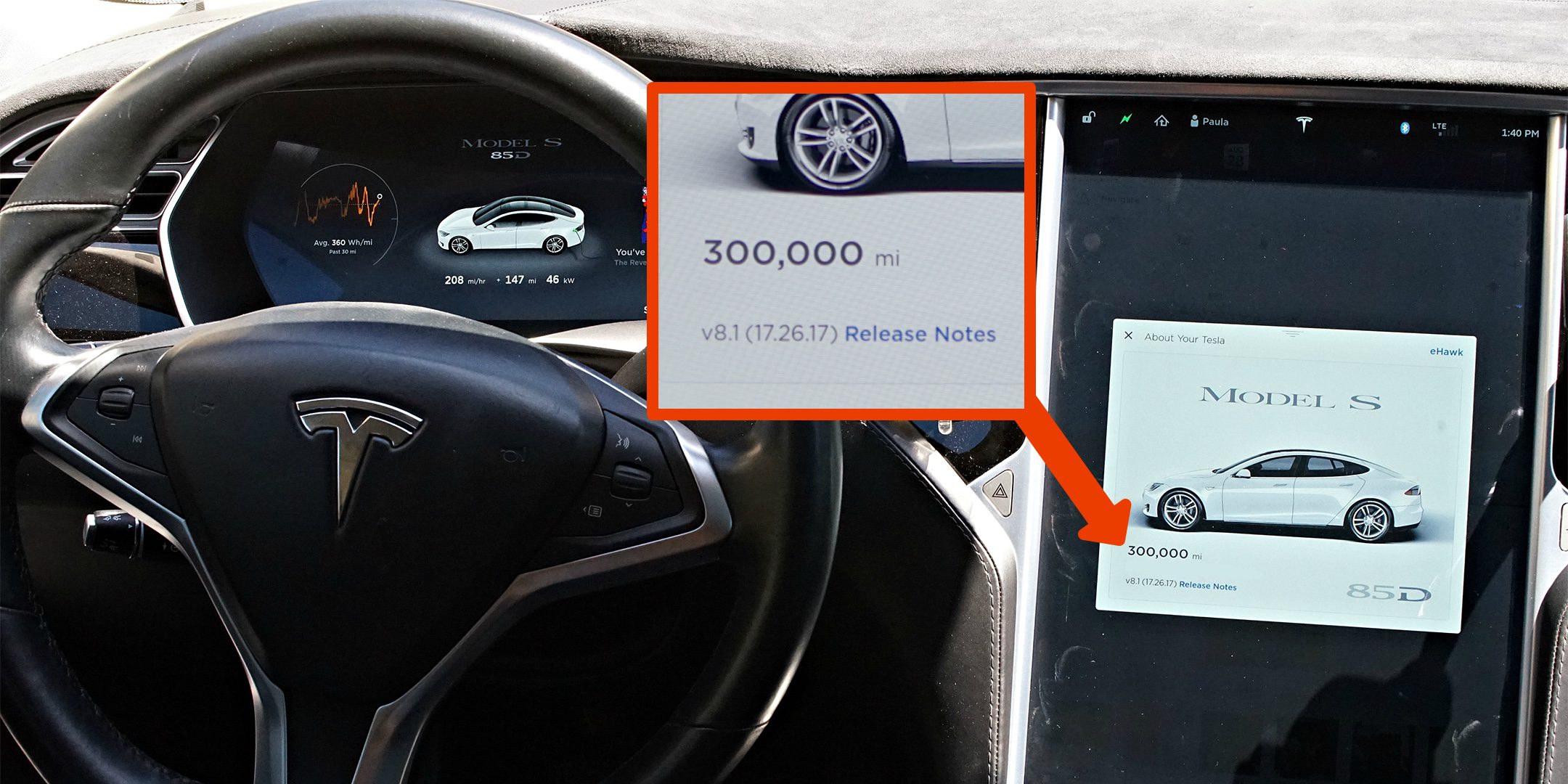 Reusachtig Hoofd Vriend A Tesla Model S hits 300,000 miles in just 2 years - saving an estimated  $60,000 on fuel and maintenance - Electrek