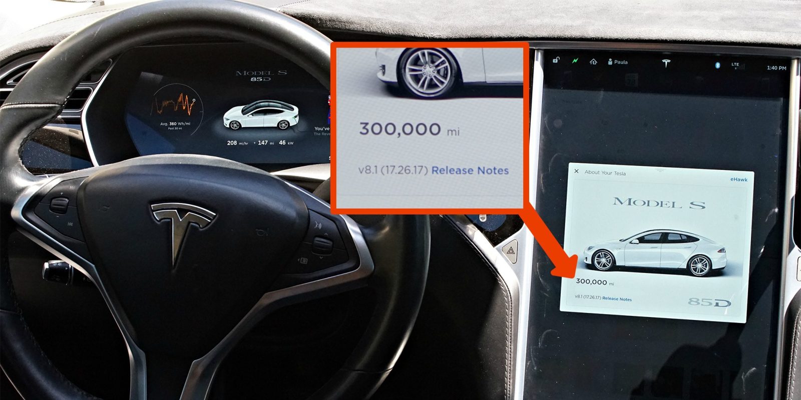 A Tesla Model S Hits 300000 Miles In Just 2 Years Saving