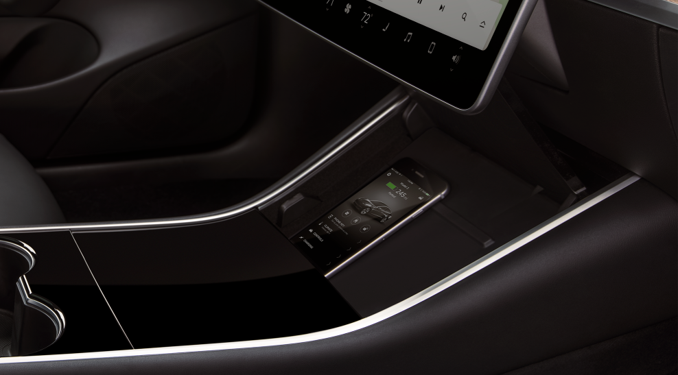 Tesla releases new Model 3 pictures to show its key card and iPhone ...