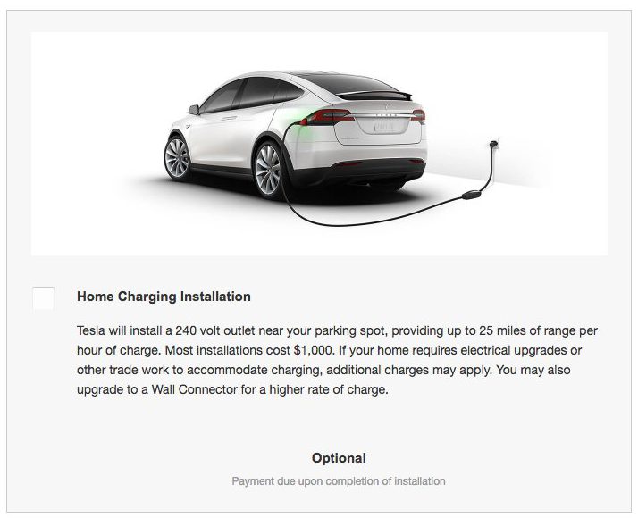 Charging a tesla at deals home cost