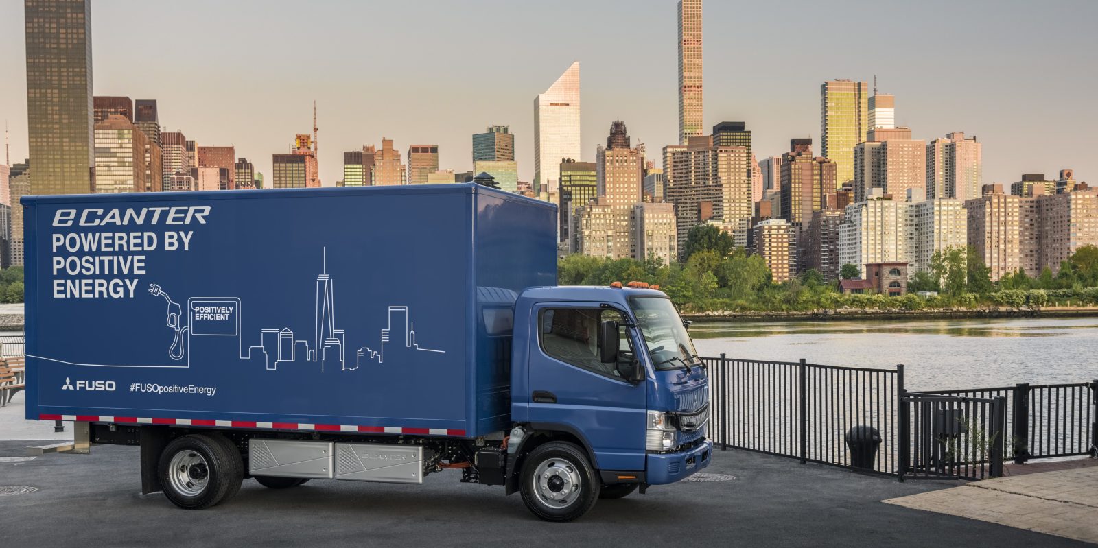 fuso ecanter electric delivery truck