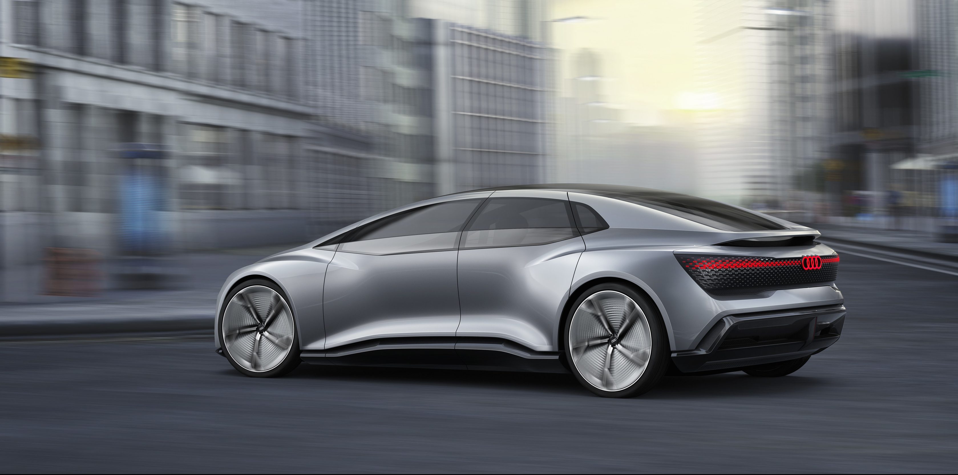 Audi unveils new all-electric autonomous car concept with 'up to 500 ...