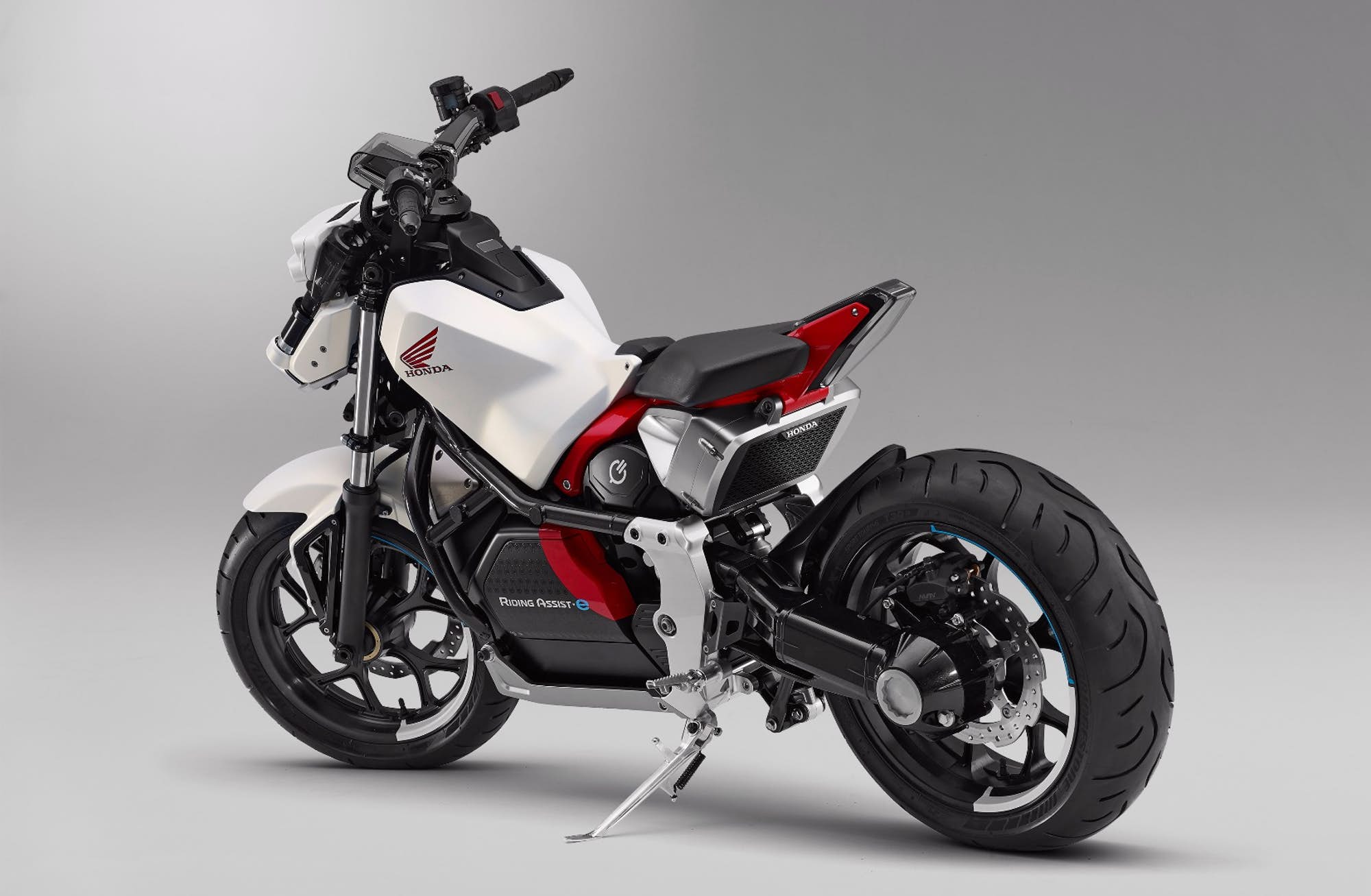 Honda introduces 'Riding Assiste' selfbalancing electric motorcycle Electrek