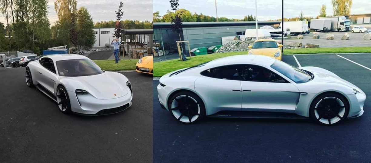 Close look at Porsche's latest all-electric Mission E prototype