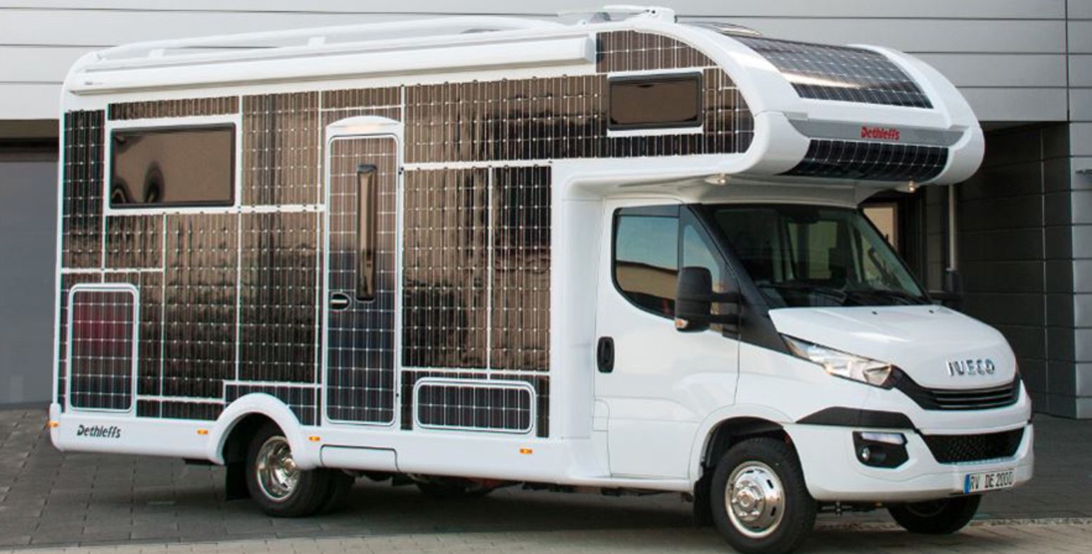 Electric motorhomes are coming a new RV powered by solar panels and 91