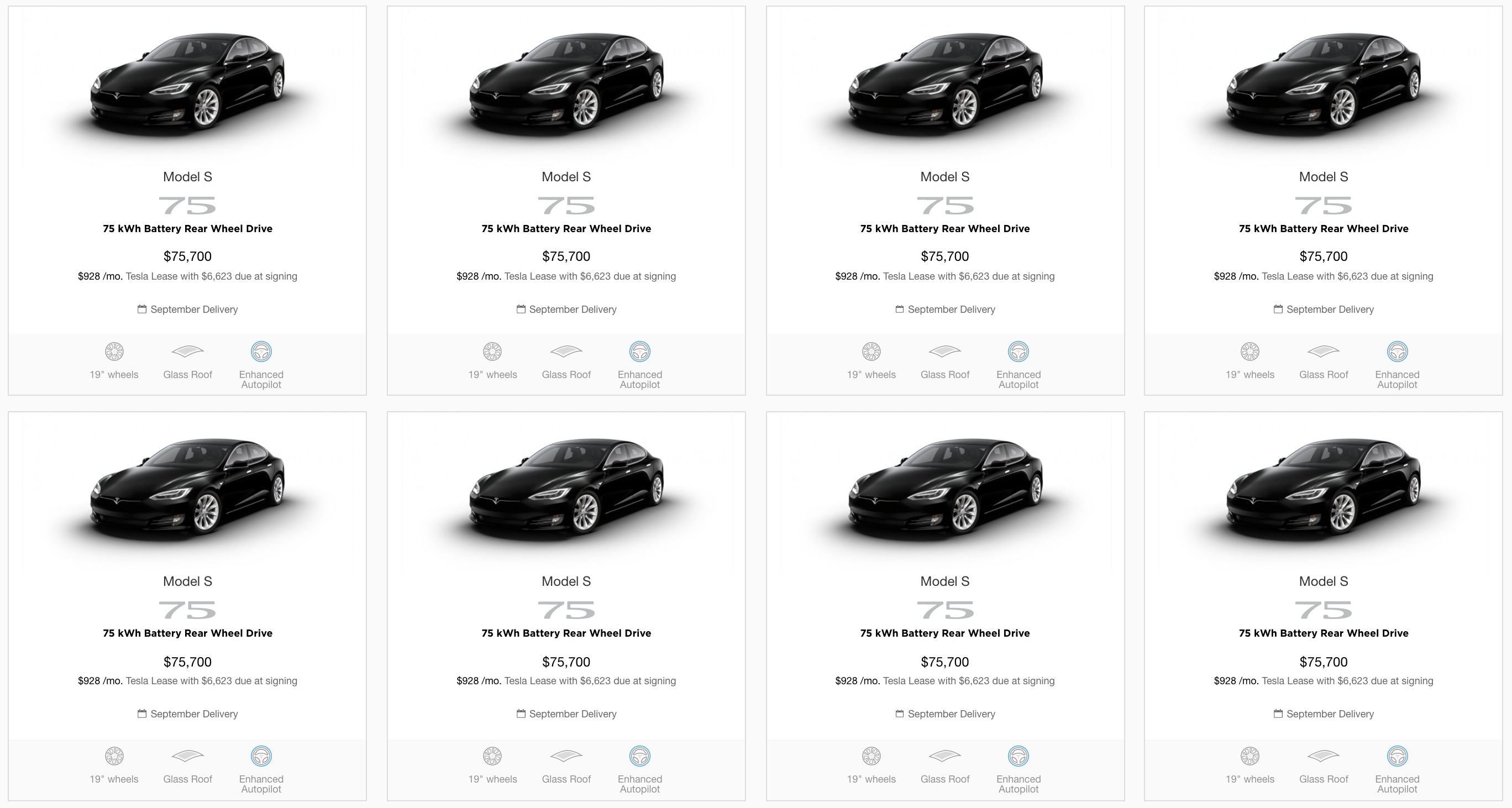 Tesla stops custom orders for RWD Model S and adds inventory cars ...