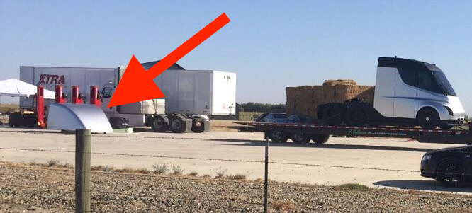 Is this our first glimpse of the Tesla semi truck? - Electrek