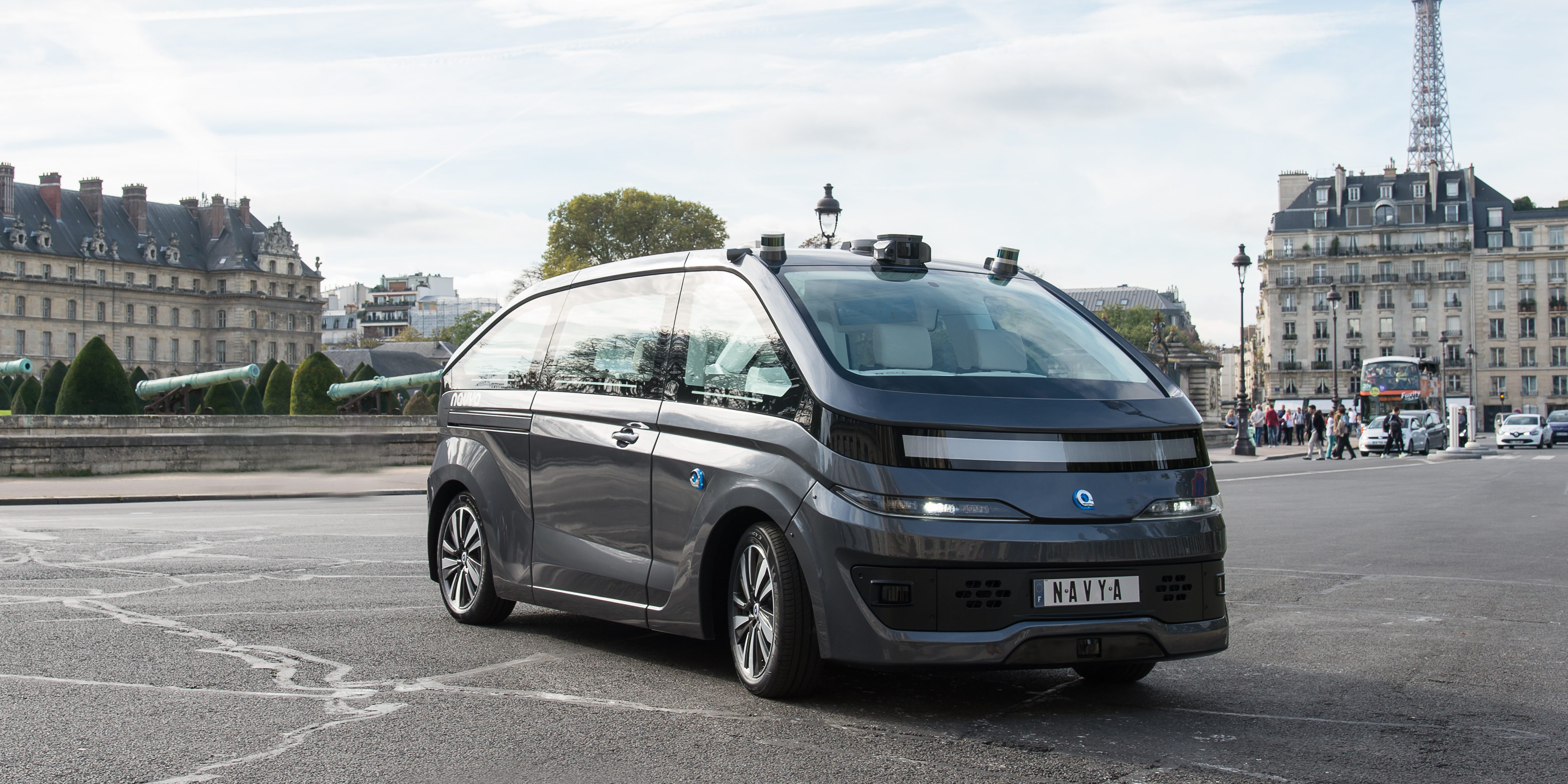 A new allelectric and autonomous taxi platform hits the roads NAVYA's