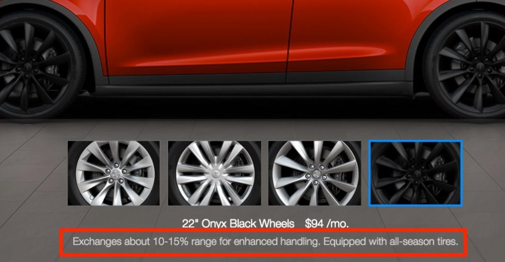 Tesla Model S and Model X Here's how wheel size can affect efficiency