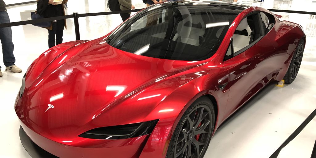 Download Tesla brings new Roadster prototype to the Bay Area - Electrek