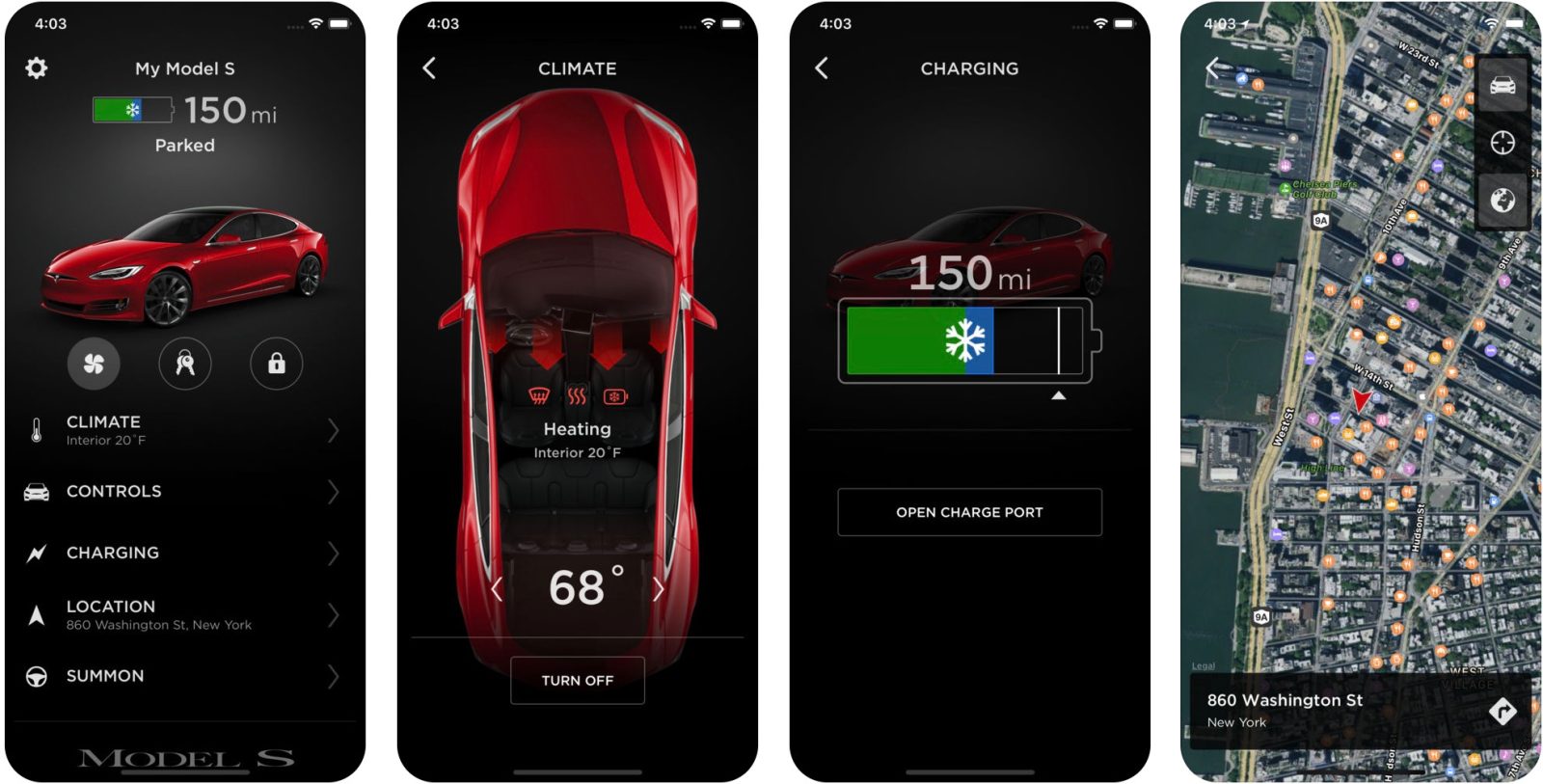 Tesla updates mobile app to bring new cold weather convenience features