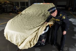 Tesla Model X all-electric SUV converted into police cruiser by Ontario