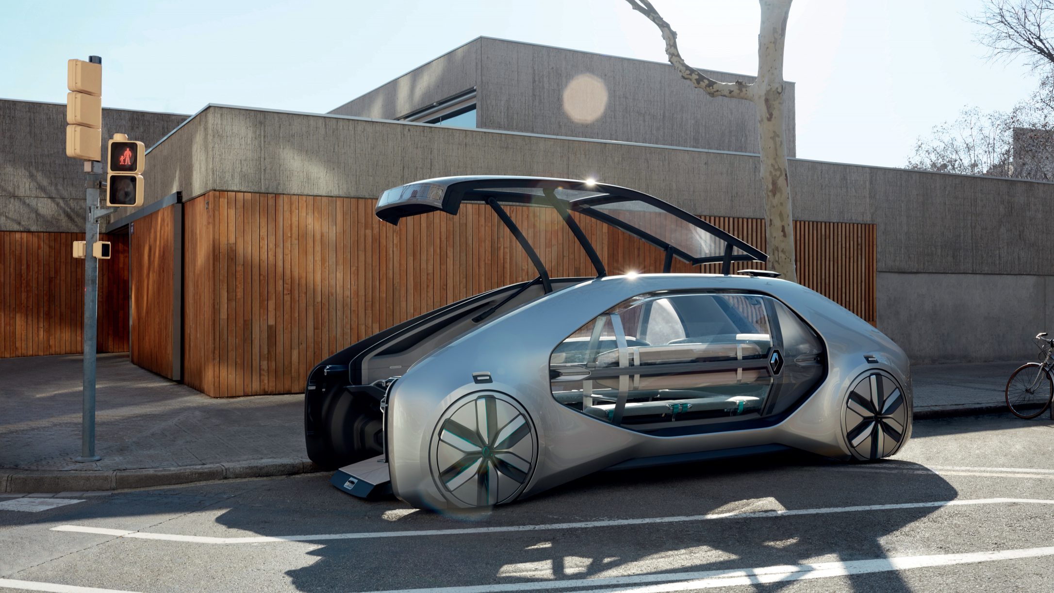 Renault unveils EZGO, a level 4 autonomous ridesharing electric city car concept for 2022