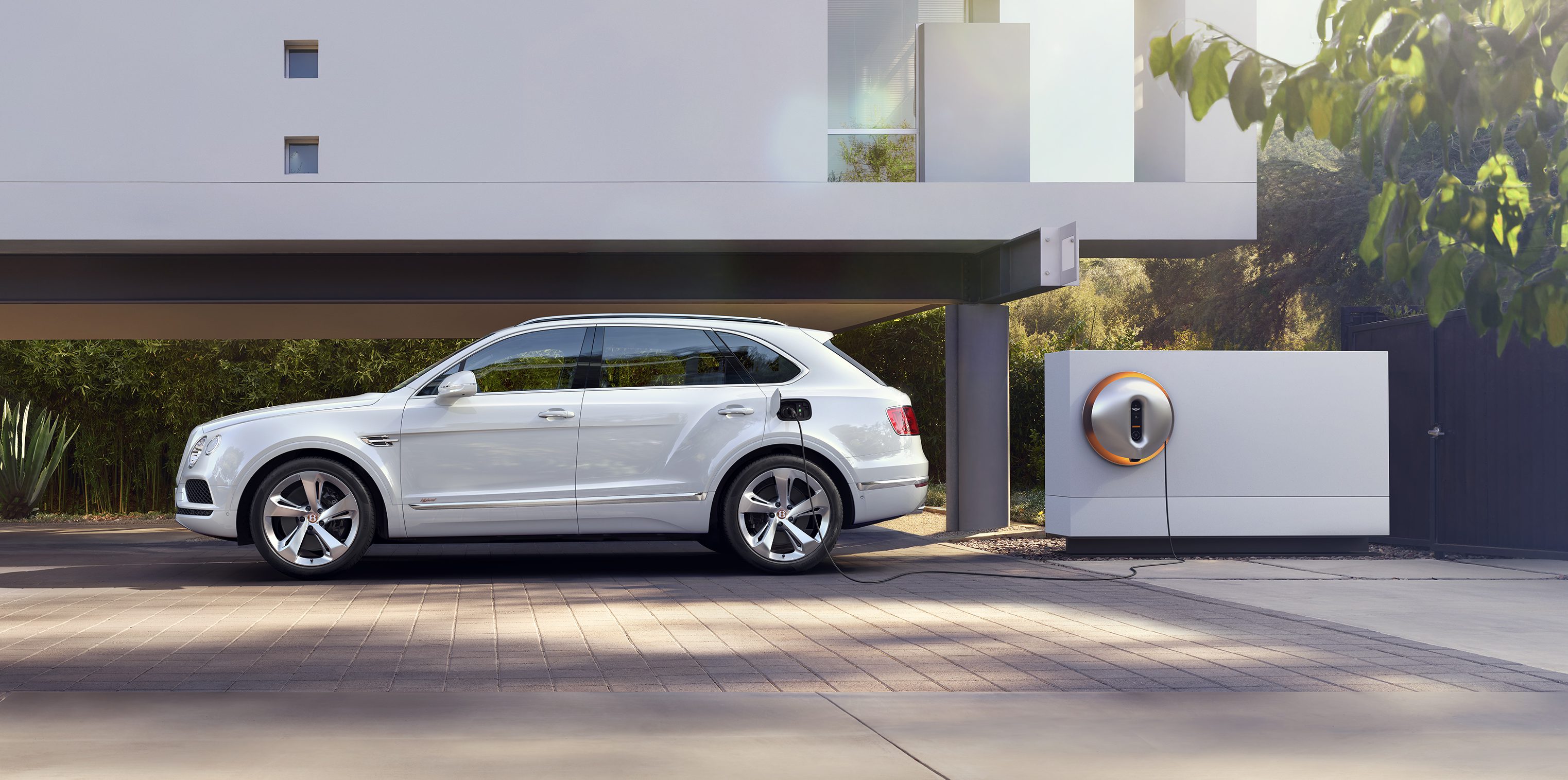 Bentley unveils a stunning new electric car charging station - Electrek