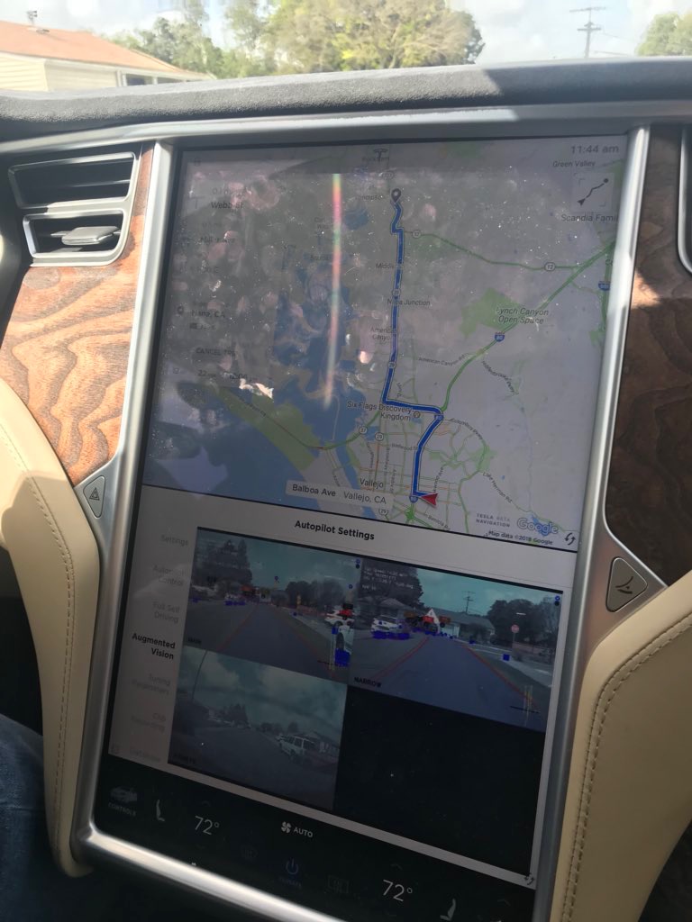 Tesla engineering car leaked picture shows what Autopilot sees live