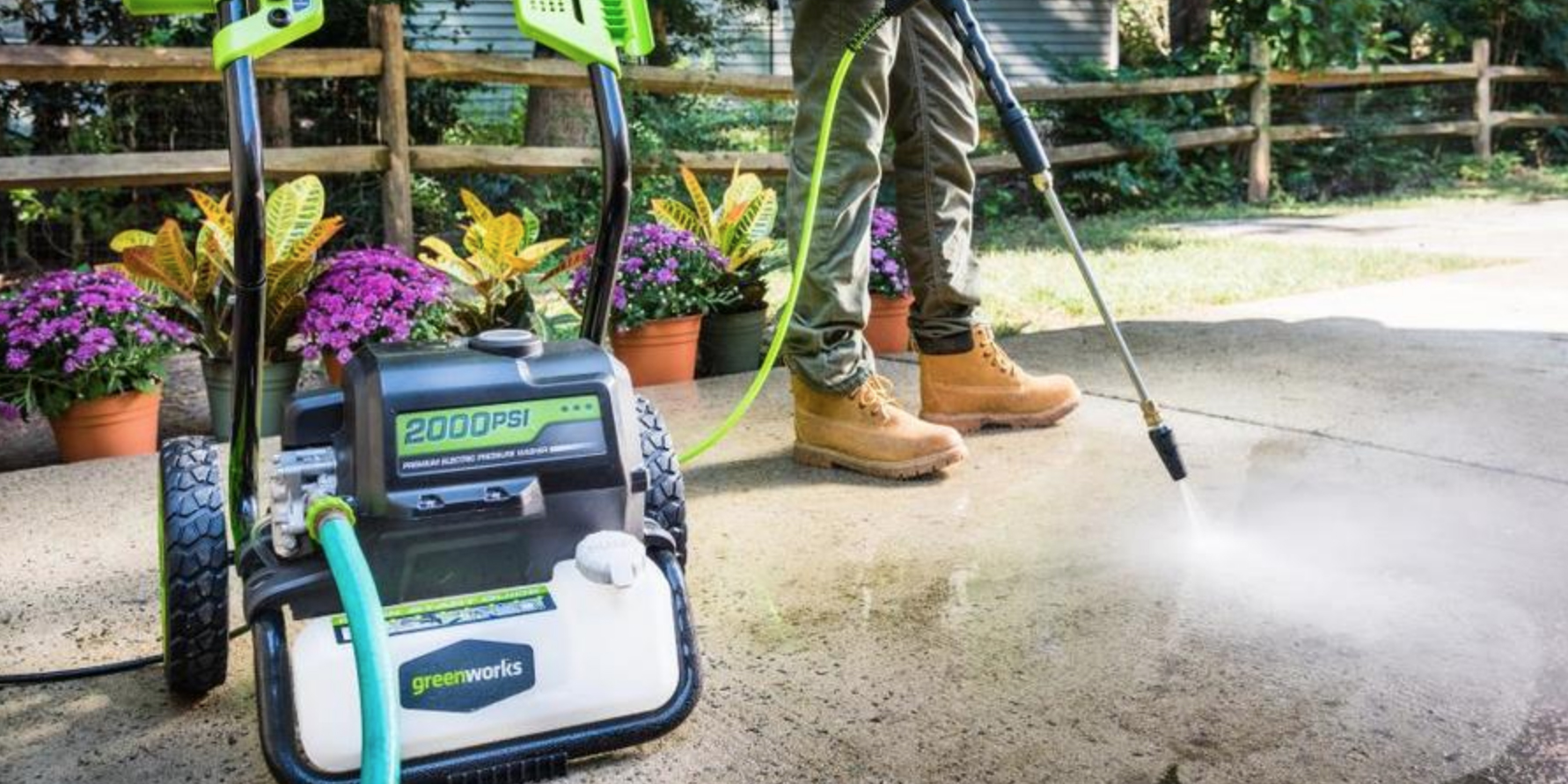 Green Deals: Greenworks 2000PSI Electric Pressure Washer $129 (Reg ...