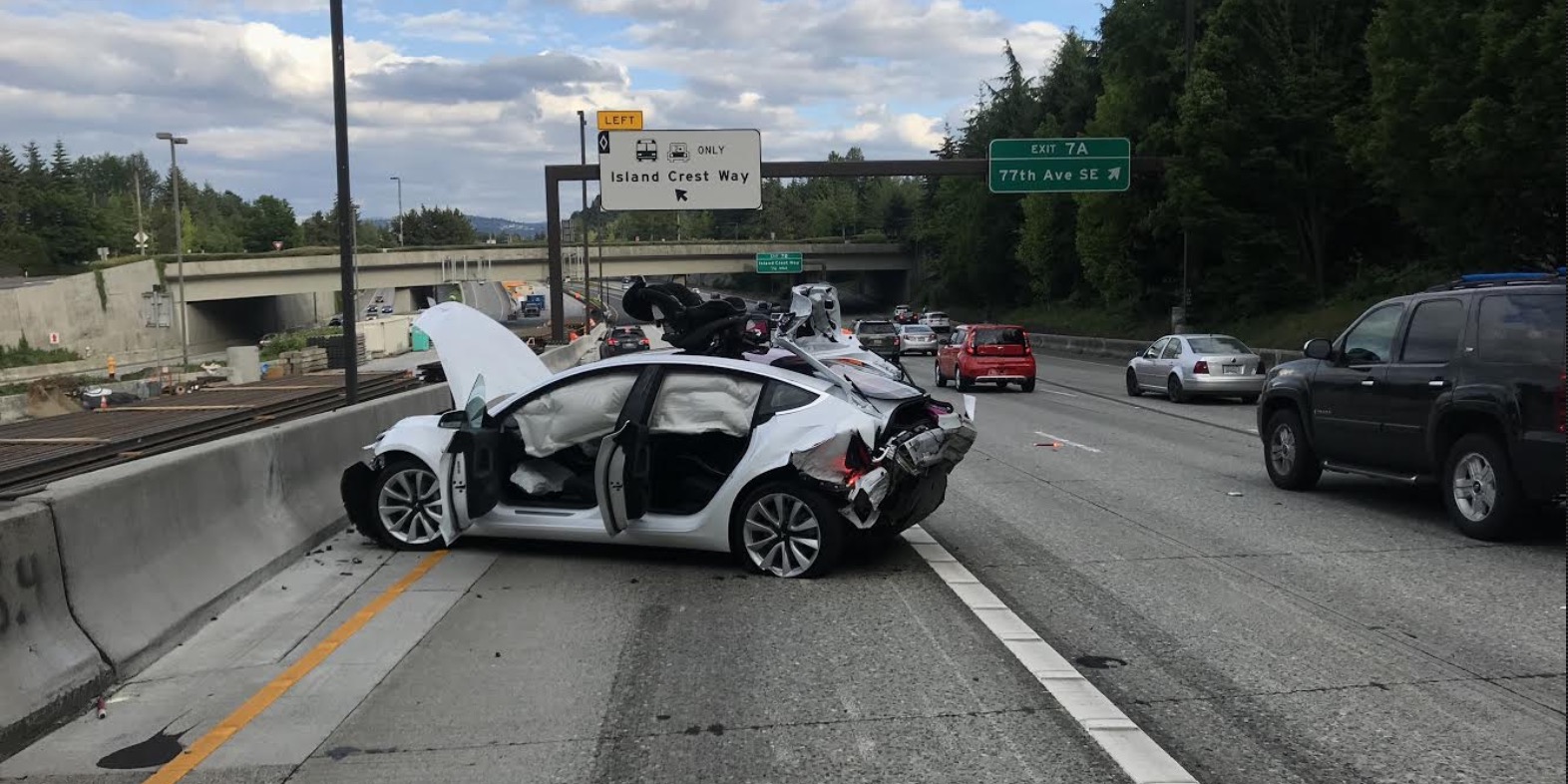 Tesla Model 3 Owner Says Vehicle 'performed Miraculously' In High-speed ...